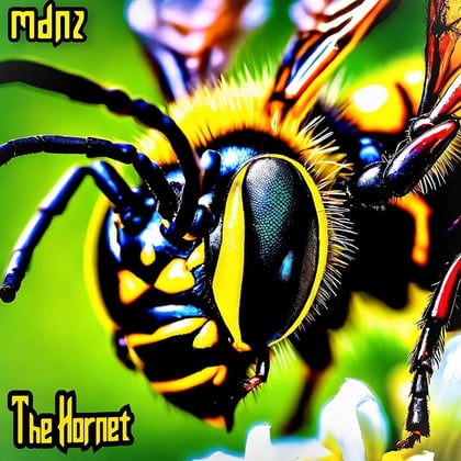 The Hornet album by MDNZ - Drum and Bass Cover Art