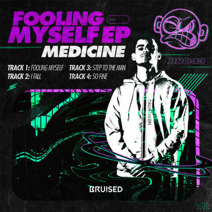 Fooling Myself EP album by Medicine - Drum and Bass Cover Art