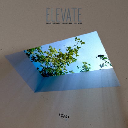 Elevate album by Kanobie, Hugh Hardie & TomInTheChamber - Drum and Bass Cover Art