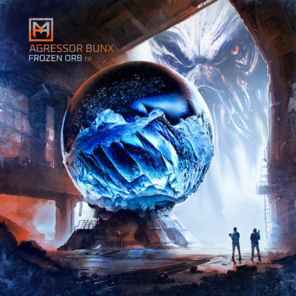 Frozen Orb EP album by Agressor Bunx - Drum and Bass Cover Art
