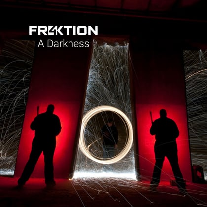 A Darkness album by Fr4ktion - Drum and Bass Cover Art
