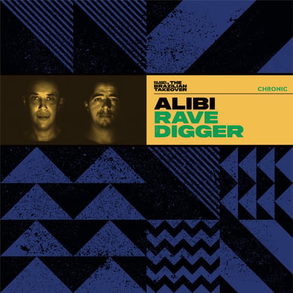 Rave Digger album by Alibi - Drum and Bass Cover Art
