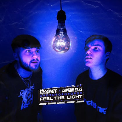 Feel The Light album by Toxinate & Captain Bass - Drum and Bass Cover Art