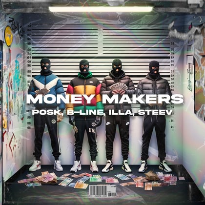 Money Makers album by Posk & Stakka - Drum and Bass Cover Art