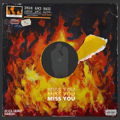 Miss You album by Gourski - Drum and Bass Cover Art