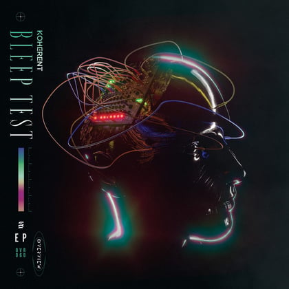 Bleep Test EP album by Koherent - Drum and Bass Cover Art