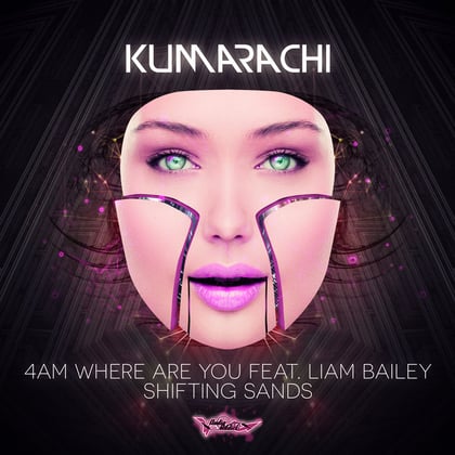 4am Where Are You / Shifting Sands album by Kumarachi - Drum and Bass Cover Art