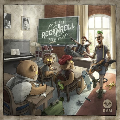 Rock'n'Roll / Wildlife album by A.M.C, Teddy Killerz & June Miller - Drum and Bass Cover Art