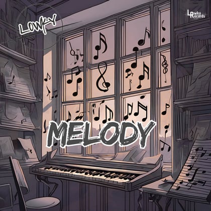 Melody album by L0WKY - Drum and Bass Cover Art
