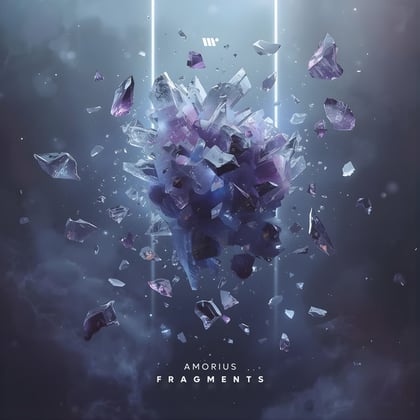 Fragments album by Amorius - Drum and Bass Cover Art