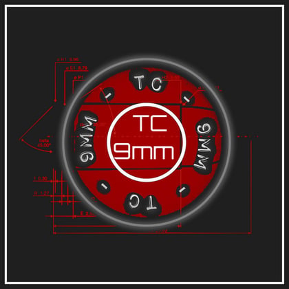 9mm album by TC - Drum and Bass Cover Art