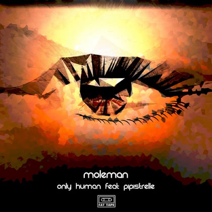 Only Human album by Moleman - Drum and Bass Cover Art