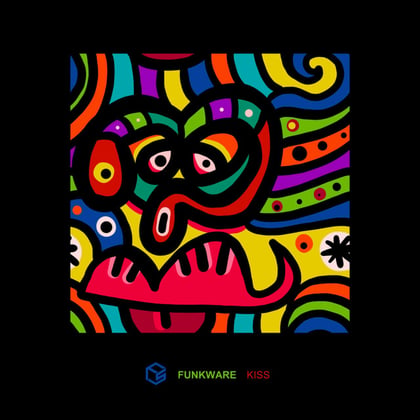Kiss album by Funkware - Drum and Bass Cover Art