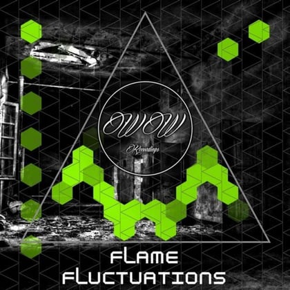 Fluctuations album by Flame - Drum and Bass Cover Art