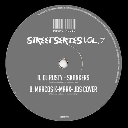 Street Series VOL.7 album by DJ Rusty & Marcos K-Marx - Drum and Bass Cover Art
