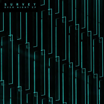 Over Night EP album by Survey & Theory - Drum and Bass Cover Art