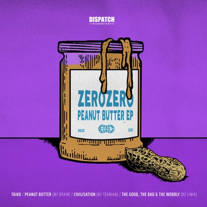 Peanut Butter EP album by ZeroZero - Drum and Bass Cover Art