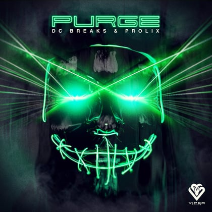 Purge album by DC Breaks & Prolix - Drum and Bass Cover Art