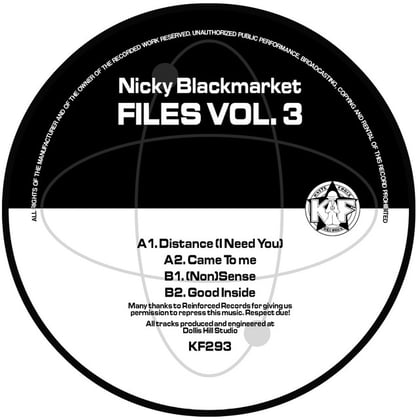 Files Vol.3 album by Nicky Blackmarket - Drum and Bass Cover Art