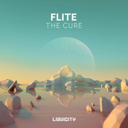 The Cure EP album by Flite & Justin Hawkes - Drum and Bass Cover Art