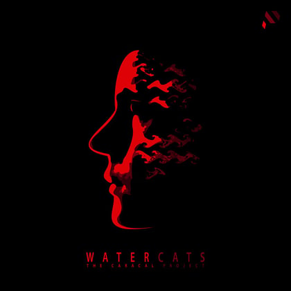 Watercats album by The Caracal Project - Drum and Bass Cover Art