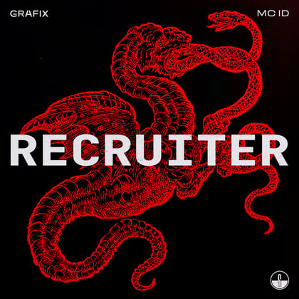Recruiter album by Grafix - Drum and Bass Cover Art