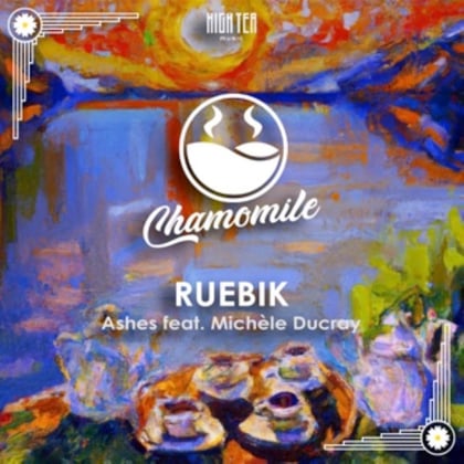 Ashes (ft. Michèle Ducray) album by Ruebik - Drum and Bass Cover Art