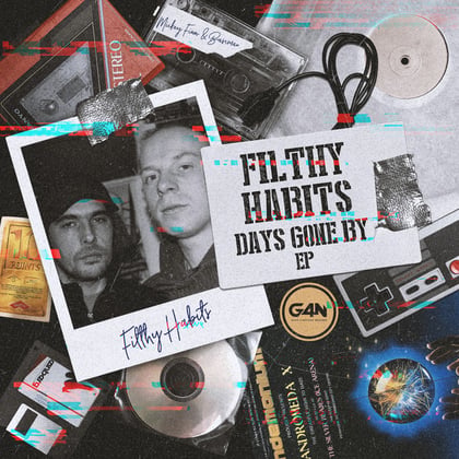 Days Gone By EP album by Filthy Habits - Drum and Bass Cover Art
