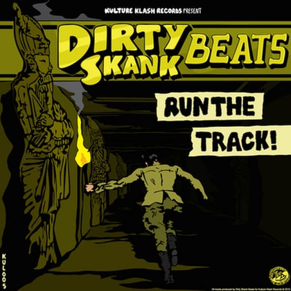 Run The Track! album by Dirty Skank Beats - Drum and Bass Cover Art