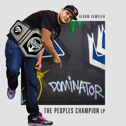 The Peoples Champion Album Sampler album by Dominator - Drum and Bass Cover Art