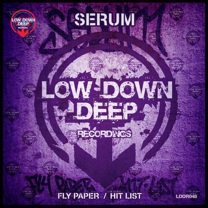 Fly Paper / Hit List album by Serum - Drum and Bass Cover Art
