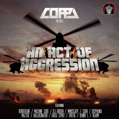 An Act of Aggression album by Coppa - Drum and Bass Cover Art