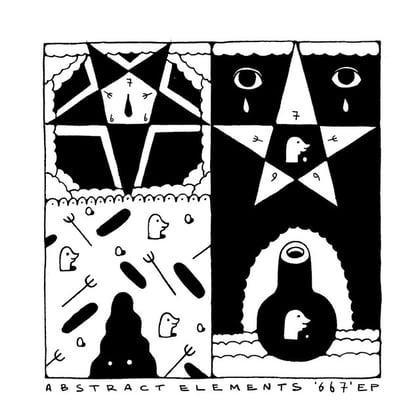 667 EP album by Abstract Elements, BOP & Diagram - Drum and Bass Cover Art
