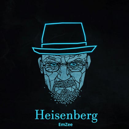Heisenberg album by EmZee - Drum and Bass Cover Art