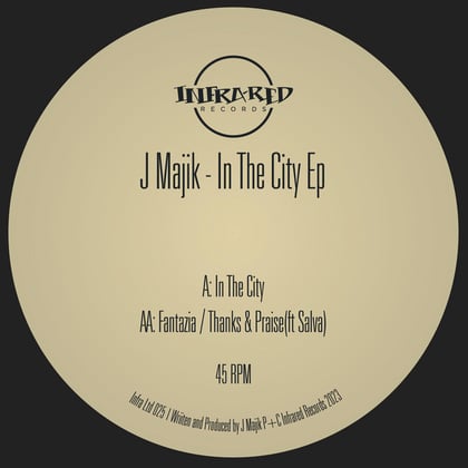 In the City album by J Majik - Drum and Bass Cover Art