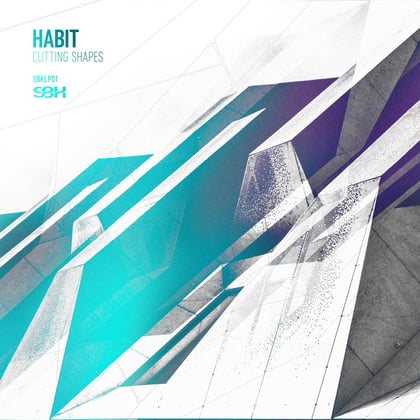 Cutting Shapes (Part 1) album by HABIT - Drum and Bass Cover Art