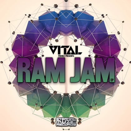 Ram Jam EP album by Vital - Drum and Bass Cover Art