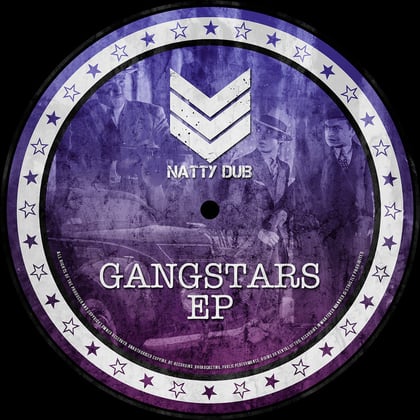 Gangstars album by Dr Meaker & Voltage - Drum and Bass Cover Art