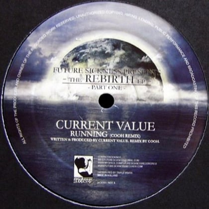 The Rebirth EP - Part 1 album by Current Value, Cooh & Vengeanze - Drum and Bass Cover Art