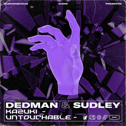 Kazuki / Untouchable album by Dedman & Sudley - Drum and Bass Cover Art