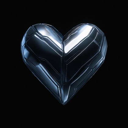 Heart Metal album by Muffler - Drum and Bass Cover Art