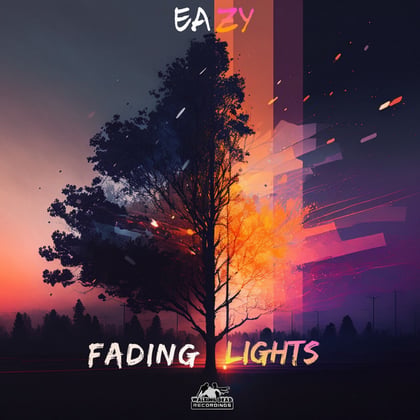 Fading Lights album by Eazy - Drum and Bass Cover Art