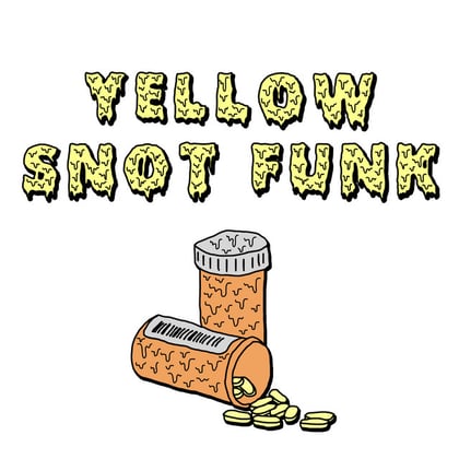 Yellow Snot Funk album by Jeddy Beats - Drum and Bass Cover Art
