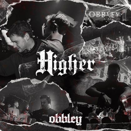 Higher album by Obbley - Drum and Bass Cover Art