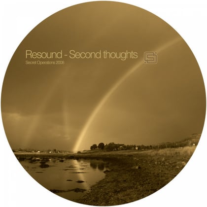 Second Tthoughts album by Loxy & Resound - Drum and Bass Cover Art