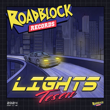 Lights album by Tesen - Drum and Bass Cover Art