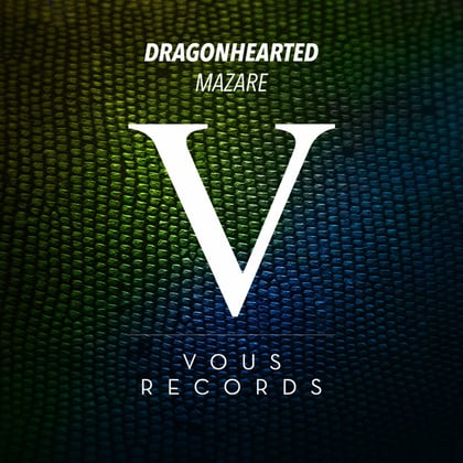 Dragonhearted album by Mazare - Drum and Bass Cover Art