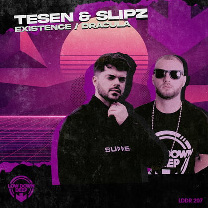 Existence / Dracula album by Tesen & Slipz - Drum and Bass Cover Art