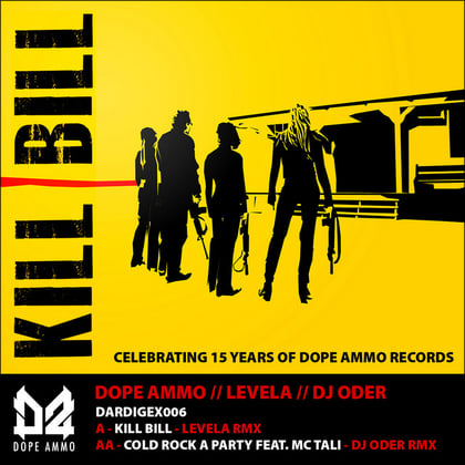 Kill Bill 2013 Remixes album by Ed Solo & Dope Ammo - Drum and Bass Cover Art