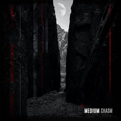 Chasm album by Medium - Drum and Bass Cover Art